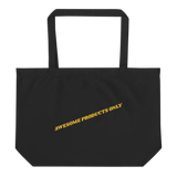 TRONFORM Logo & Awesome Products Only Large organic Eco Friendly Tote Bag - TRONFORM