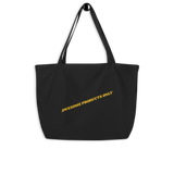 TRONFORM Logo & Awesome Products Only Large organic Eco Friendly Tote Bag - TRONFORM