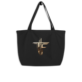 TRONFORM Logo & Awesome Products Only Large organic Eco Friendly Tote Bag - TRONFORM