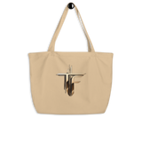 TRONFORM Logo & Awesome Products Only Large organic Eco Friendly Tote Bag - TRONFORM