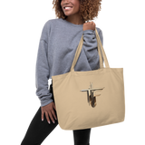 TRONFORM Logo & Awesome Products Only Large organic Eco Friendly Tote Bag - TRONFORM