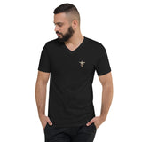 Men´s V-Neck Short Sleve Premium T-Shirt TRONFORM 2024 Winter Collection - TRONFORM